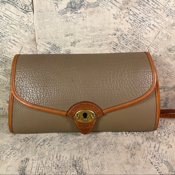 Dooney & Bourke All Weather LeatherPochetteModel R77 Cavalry Collection